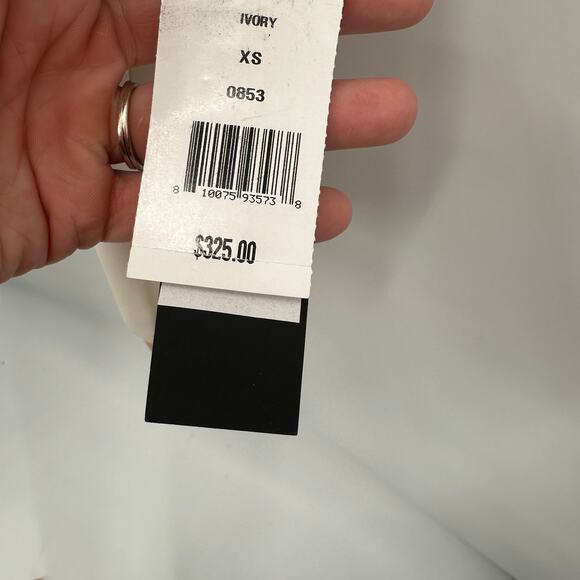 TOCCIN NY NWT Ivory Thong Bodysuit // XS - Picture 4 of 9